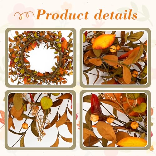 Sherum Fall wreath for the front door